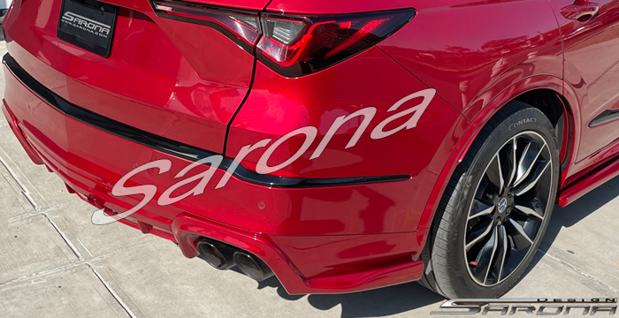 Custom Acura MDX  SUV/SAV/Crossover Rear Lip/Diffuser (2021 - 2024) - $650.00 (Part #AC-012-RA)